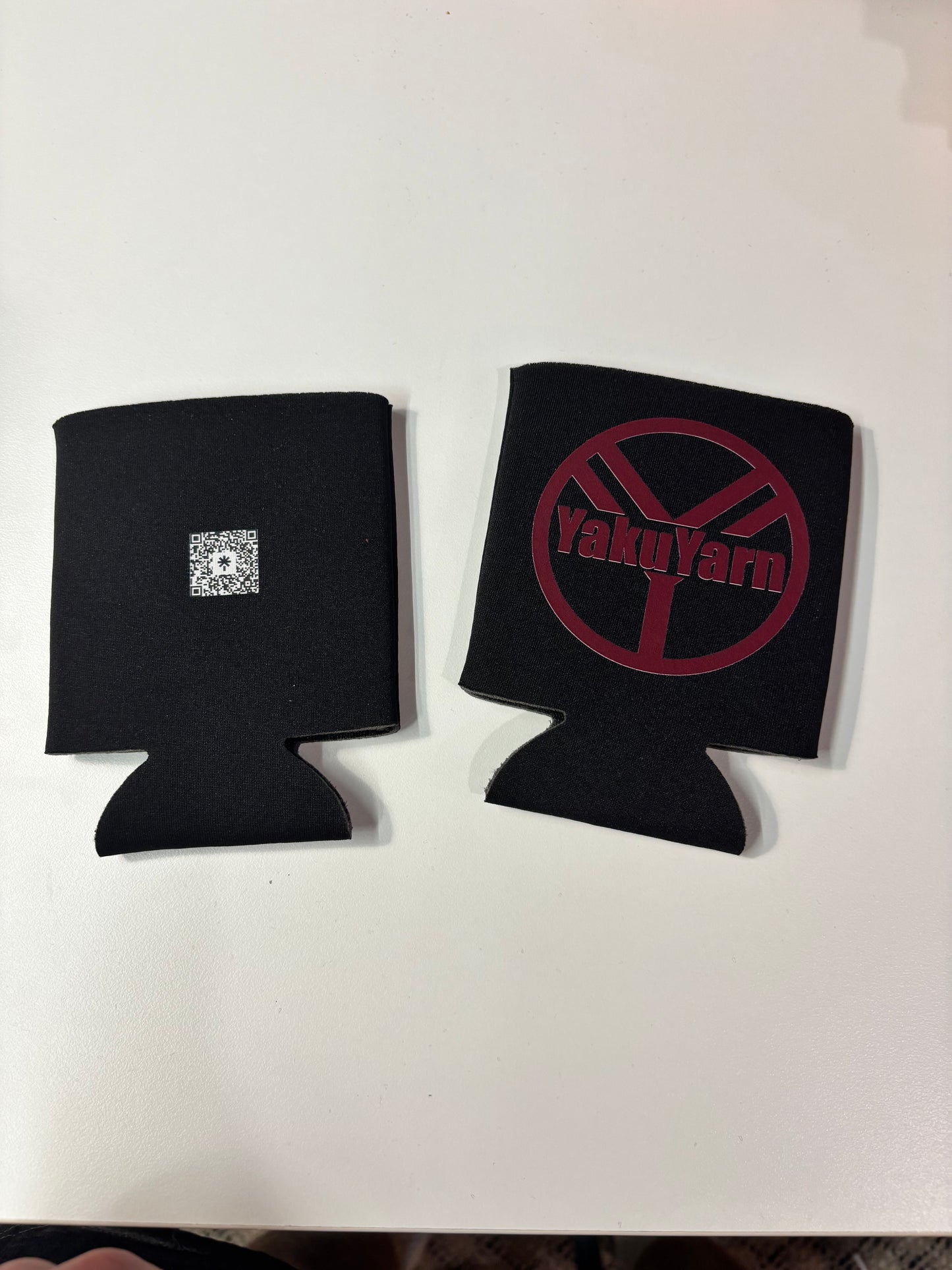 Koozies with Maroon Logo