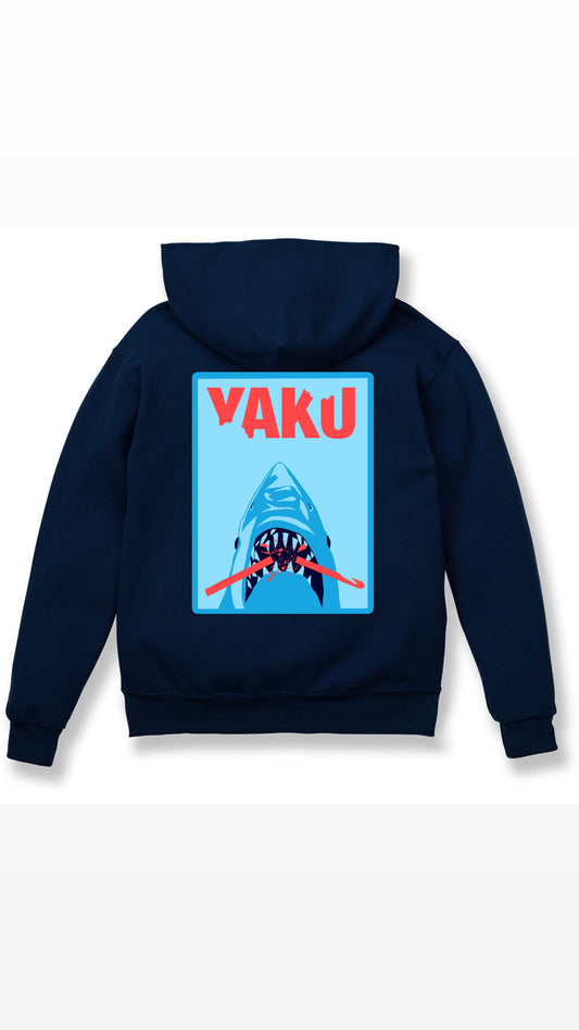 Navy Blue Shark Hoodie