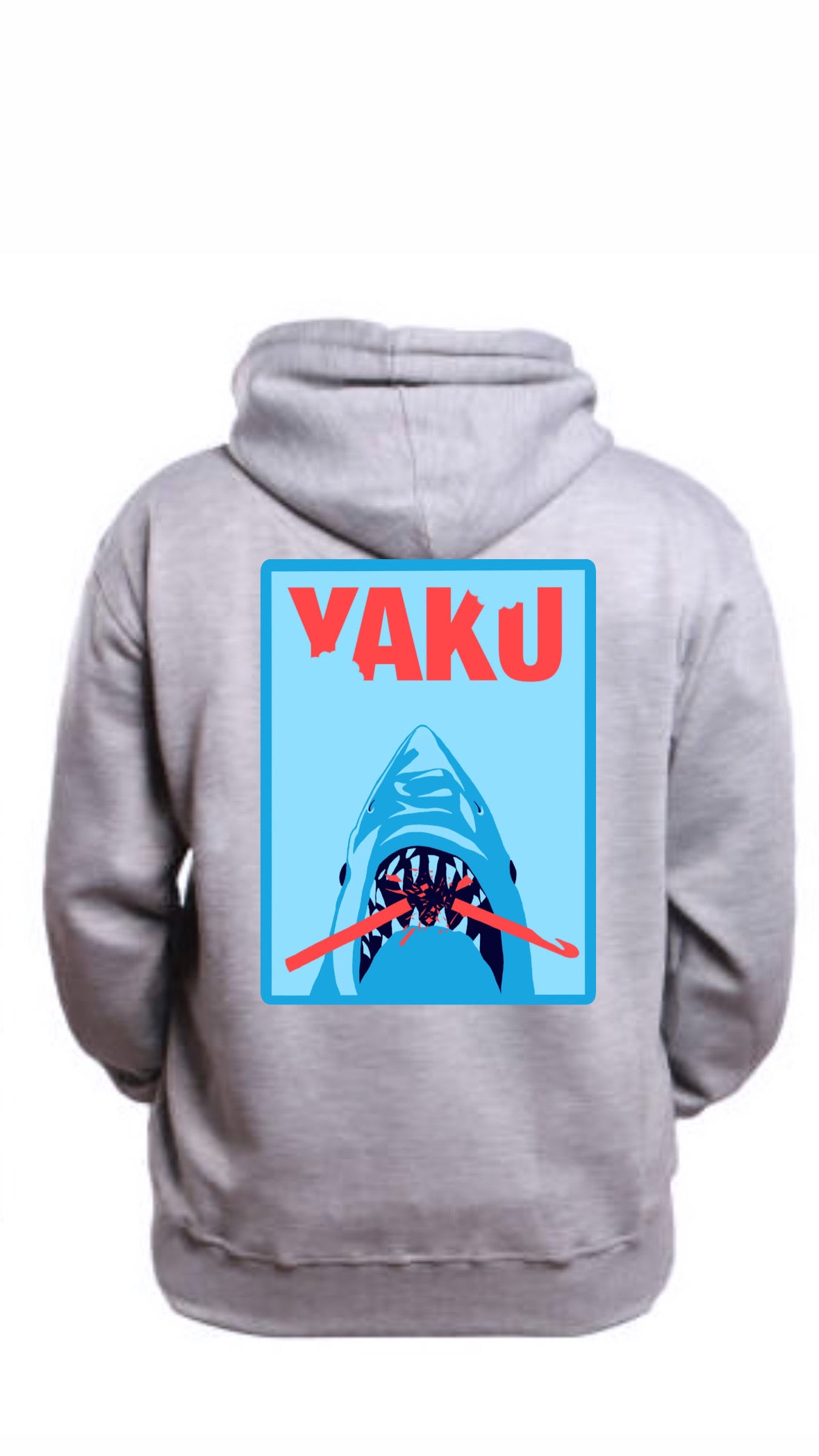 Gray Shark Hoodie
