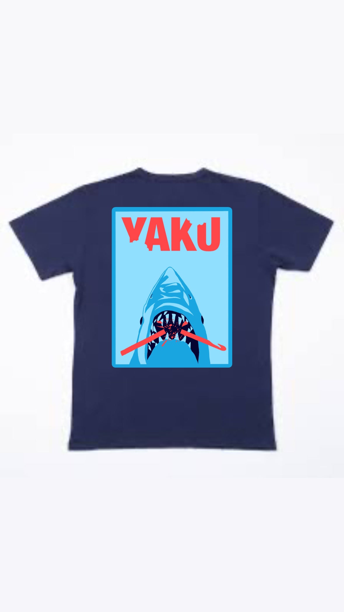 Navy Blue Shark T Shirt