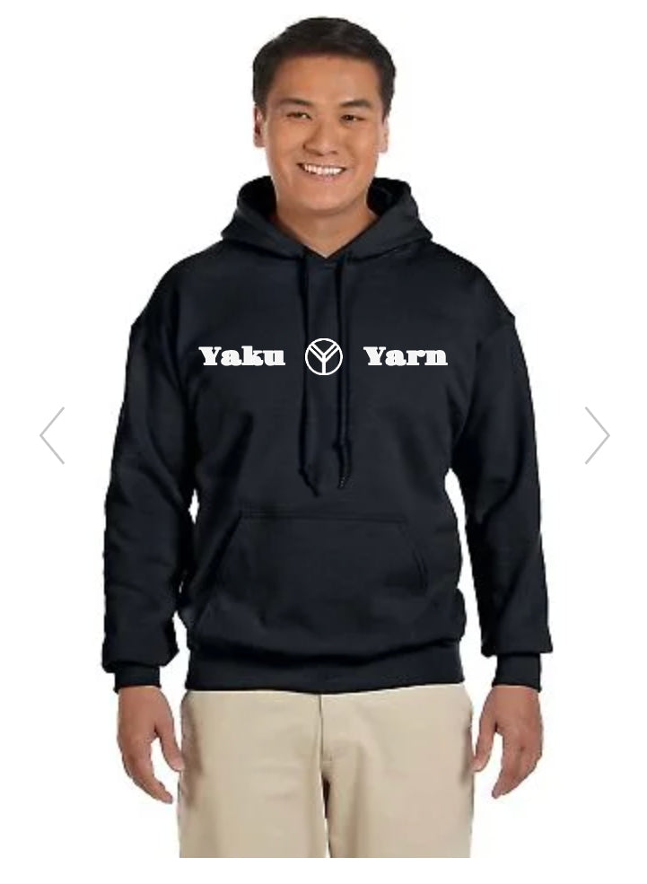 PREORDER Black YakuYarn Logo Hoodie