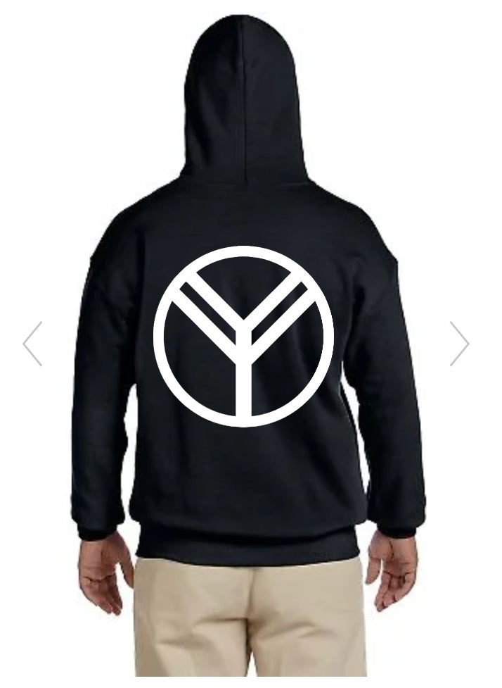PREORDER Black YakuYarn Logo Hoodie