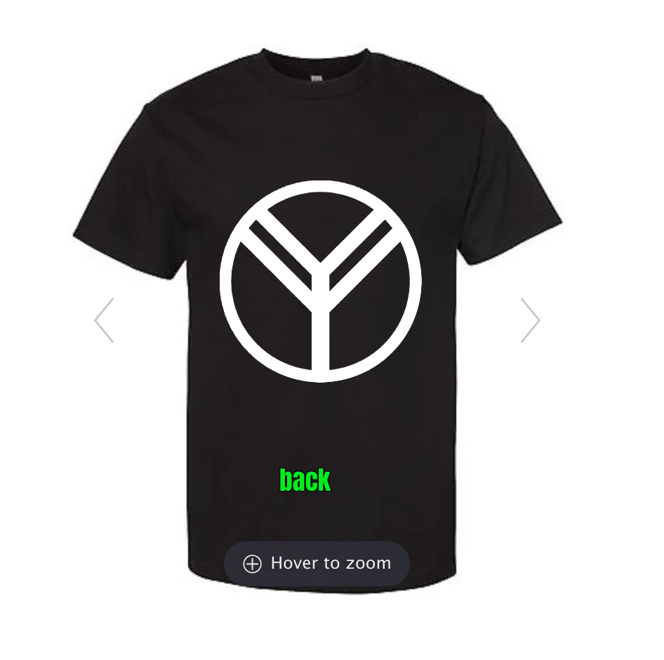 PREORDER Black YakuYarn Logo T shirt